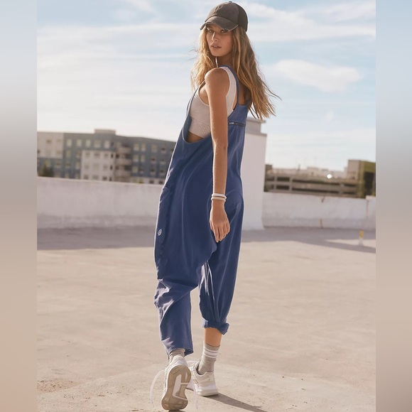 NWOT Free People FP Movement Hot Shot Onesie in Indigo Blue - Picture 8 of 13